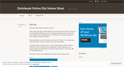 Desktop Screenshot of diziizleyek1.wordpress.com