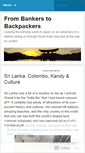 Mobile Screenshot of frombankerstobackpackers.wordpress.com