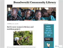 Tablet Screenshot of bunalwenhi.wordpress.com