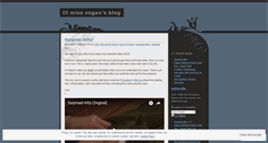 Desktop Screenshot of lilmissvegan.wordpress.com