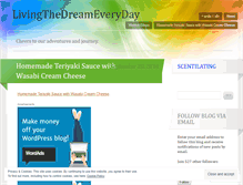 Tablet Screenshot of livingthedreameveryday.wordpress.com