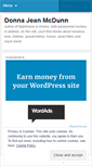 Mobile Screenshot of donnajeanmcdunn.wordpress.com