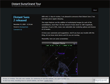 Tablet Screenshot of distantsuns.wordpress.com