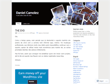 Tablet Screenshot of danielcamolez.wordpress.com