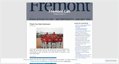 Desktop Screenshot of fremontcali.wordpress.com