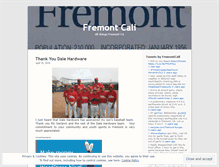 Tablet Screenshot of fremontcali.wordpress.com