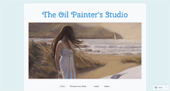 Desktop Screenshot of oilpainterstudio.wordpress.com