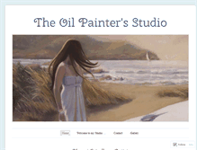 Tablet Screenshot of oilpainterstudio.wordpress.com