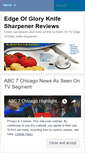 Mobile Screenshot of edgeofgloryreviews.wordpress.com
