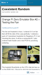 Mobile Screenshot of coexistentrandom.wordpress.com