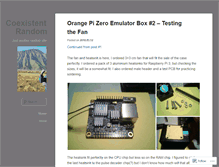 Tablet Screenshot of coexistentrandom.wordpress.com