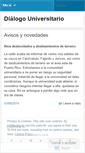 Mobile Screenshot of dialogouniversitario.wordpress.com