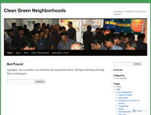 Tablet Screenshot of cleangreenmelapune.wordpress.com