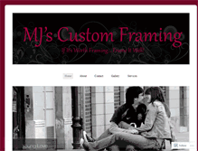 Tablet Screenshot of mjscustomframing.wordpress.com