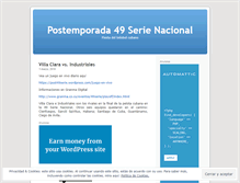 Tablet Screenshot of post49serie.wordpress.com