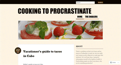 Desktop Screenshot of cookingtoprocrastinate.wordpress.com