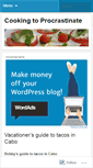 Mobile Screenshot of cookingtoprocrastinate.wordpress.com