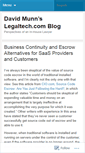 Mobile Screenshot of davidmunn.wordpress.com