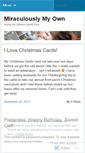 Mobile Screenshot of miraculouslymyownaz.wordpress.com