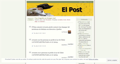 Desktop Screenshot of elpost.wordpress.com
