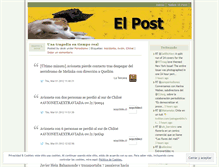 Tablet Screenshot of elpost.wordpress.com