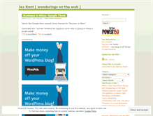 Tablet Screenshot of jaxinteractive.wordpress.com