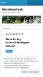 Mobile Screenshot of marathonfreak.wordpress.com