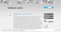 Desktop Screenshot of kitafood.wordpress.com