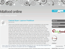 Tablet Screenshot of kitafood.wordpress.com