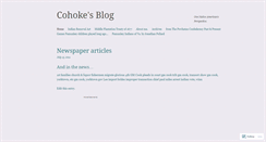 Desktop Screenshot of cohoke.wordpress.com