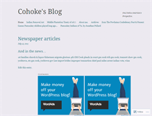 Tablet Screenshot of cohoke.wordpress.com