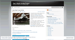 Desktop Screenshot of modelairship.wordpress.com