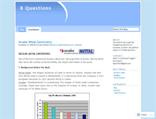 Tablet Screenshot of 8questions.wordpress.com