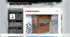 Desktop Screenshot of marcenariamartins.wordpress.com