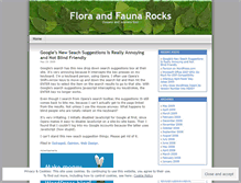 Tablet Screenshot of florafaunarocks.wordpress.com