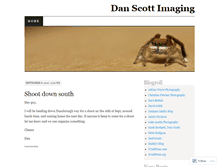 Tablet Screenshot of dannyscott.wordpress.com