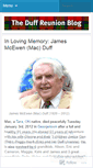 Mobile Screenshot of duffreunion.wordpress.com