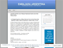 Tablet Screenshot of itinerarte.wordpress.com