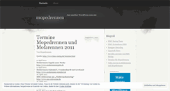 Desktop Screenshot of mopedrennen.wordpress.com