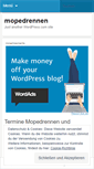 Mobile Screenshot of mopedrennen.wordpress.com