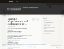 Tablet Screenshot of mopedrennen.wordpress.com
