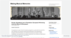 Desktop Screenshot of pavellasmusic.wordpress.com