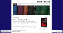 Desktop Screenshot of lifesosmall.wordpress.com