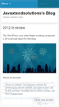 Mobile Screenshot of javaxtendsolutions.wordpress.com