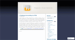 Desktop Screenshot of alejandroalves.wordpress.com