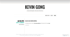 Desktop Screenshot of kevinkgong.wordpress.com