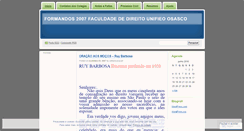 Desktop Screenshot of formandos2007.wordpress.com