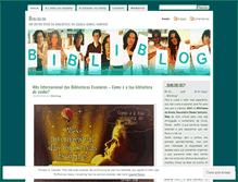 Tablet Screenshot of bibliblogue.wordpress.com