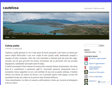 Tablet Screenshot of cautelosa.wordpress.com