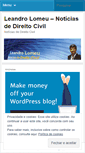 Mobile Screenshot of leandrolomeu.wordpress.com